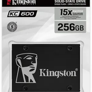 Kingston KC600 256 Gt SATA III 2,5" SSD-levy