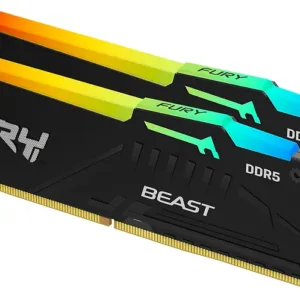 Kingston FURY Beast DDR5 RGB 6000 MHz CL30 32 Gt -muistimodulipakkaus