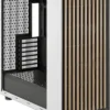 Fractal Design North XL Chalk White TG Clear E-ATX-kotelo, valkoinen