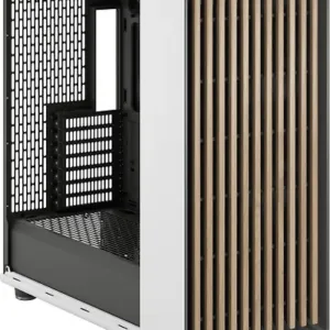 Fractal Design North XL Chalk White TG Clear E-ATX-kotelo, valkoinen