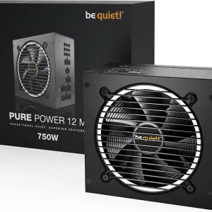 be quiet! Pure Power 12 M ATX -virtalähde, 750 W
