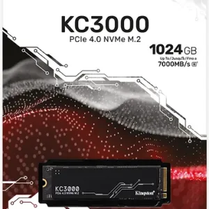 Kingston KC3000 1024 Gt M.2 NVMe -SSD-kovalevy