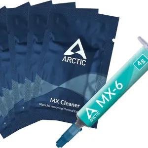 Arctic MX-6 -lämpötahna, 4 g + 6 kpl MX Cleaner -puhdistusliinoja